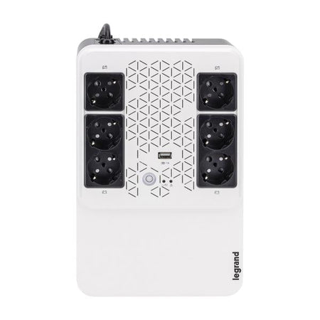 LEGRAND KEOR MULTIPLUG 600VA (310081) - UPS LINE INTERACTIVE - 6 PRESE SHUKO - AUTONOMIA 15 MINUTI