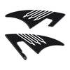 2 ADESIVI 3D carbon compatibili per YAMAHA TMAX 530 protezioni PIEDI PASSEGGERO