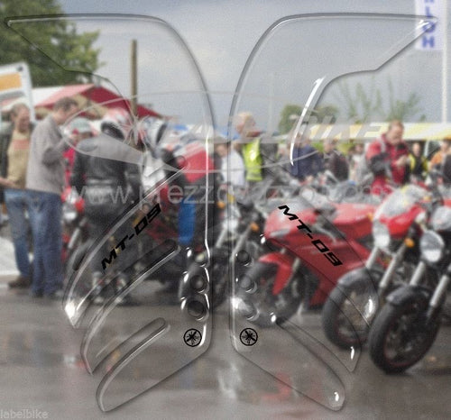 ADESIVI 3D PROTEZIONI LATERALI trasparenti SERBATOIO compatibili YAMAHA MT-09