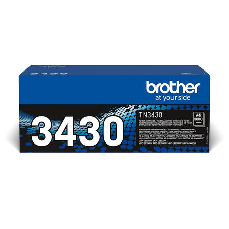 Toner Nero ORIGINALE Brother TN-3430 da 3.000 Pag. PER HL-L5000/5100/5200 MFC-L5700