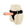 Strap on dildo indossabile cavo morbido da uomo per lui vibrante con vibrazione cm 18 x 4