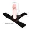 Strap on da uomo dildo indossabile cavo non vibrante con mutandina regolabile