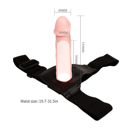 Strap on da uomo dildo indossabile cavo non vibrante con mutandina regolabile