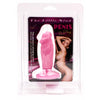 Mini dildo realistico anal plug anale vaginale rosa 11 cm con ventosa