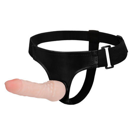 Strap on da donna dildo indossabile pieno non vibrante con mutandina regolabile