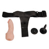 Strap on da donna dildo indossabile pieno non vibrante con mutandina regolabile