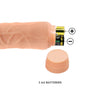 BAILE VIBRATORE REALISTICO ANALE VAGINALE ECONOMICO IN MORBIDO TPR 19,5 CM