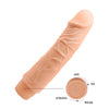 BAILE VIBRATORE REALISTICO ANALE VAGINALE ECONOMICO IN MORBIDO TPR 19,5 CM