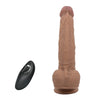 Fallo vibrante dildo realistico vibratore con spinta up & down telecomando wireless 21 cm