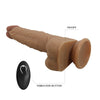 Fallo vibrante dildo realistico vibratore con spinta up & down telecomando wireless 21 cm