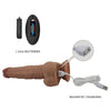 Fallo vibrante dildo realistico vibratore con spinta up & down telecomando wireless 21 cm