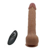 Fallo vibrante dildo realistico vibratore con spinta up & down telecomando wireless 22,6 cm