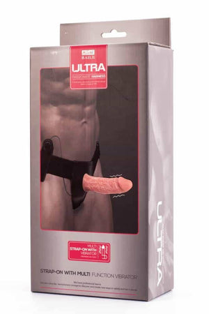 FALLO REALISTICO INDOSSABILE CAVO PER LUI STRAP ON DA UOMO VIBRANTE VIBRATORE IN MORBIDO TPR mm 155 X 42