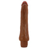 Vibratore dildo realistico anale vaginale vibrante marrone 250 mm
