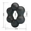 Crazy Bull Clauzell Super Soft Silicone Ring anello fallico elastico in silicone nero