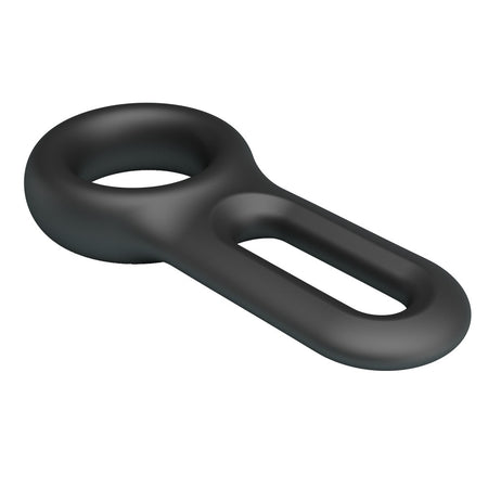 Crazy Bull Oniel Super Soft Silicone Ring anello fallico elastico in silicone nero