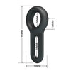 Crazy Bull Oniel Super Soft Silicone Ring anello fallico elastico in silicone nero