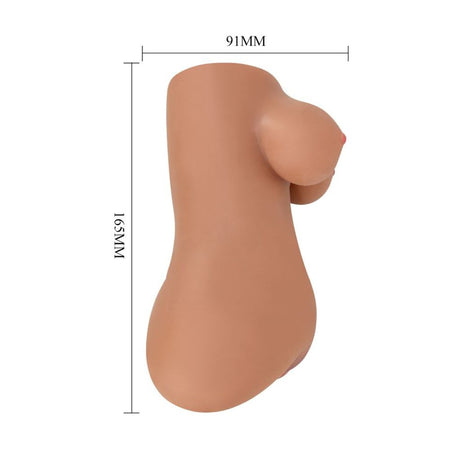 CRAZY BULL Masturbatore realistico maschile vagina morbida ano per uomo con belle tette