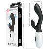 Pretty Love Brighty vibratore rabbit in silicone nero silenzioso 30 funzioni cm 20 x 3