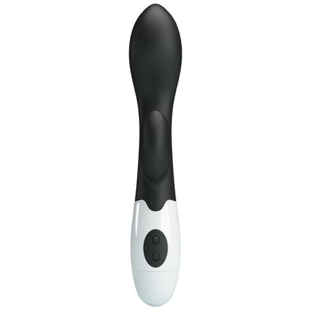 Pretty Love Brighty vibratore rabbit in silicone nero silenzioso 30 funzioni cm 20 x 3