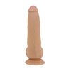PRETTY LOVE dildo realistico morbido con ventosa e pelle scorrevole rosa carne 23 cm