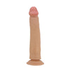 PRETTY LOVE dildo realistico vertebrato con ventosa e pelle scorrevole rosa carne 25 cm