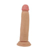 PRETTY LOVE dildo realistico vertebrato con ventosa e pelle scorrevole rosa carne 21 cm