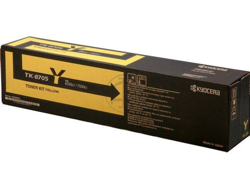KYOCERA TK-8705Y Toner ORIGINALE Giallo per TASKalfa 655Xci/755Xci da 30.000 pagine