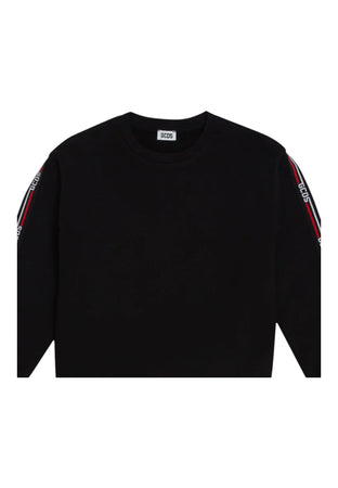 GCDS Felpa Bambino 1523BA_JUNIOR_NERO da bambino