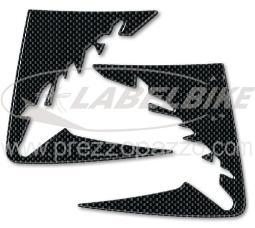 2 ADESIVI-STICKERS 3D gel PARASPIGOLI compatibili per X MAX 400 YAMAHA XMAX 2013-2016