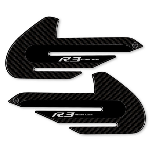 2 PROTEZIONI LATERALI SERBATOIO COMPATIBILI CON MOTO YAMAHA YZF R3 2015-2025