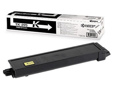 KYOCERA TK-895K Toner ORIGINALE nero per FS-C8X20/8X25MFP da 12.000 pagine (ISO/IEC 19798)