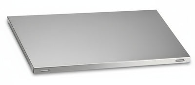 Piano aggiuntivo LISCIO per scaffalatura in acciaio inox a ganci cm. 60x60