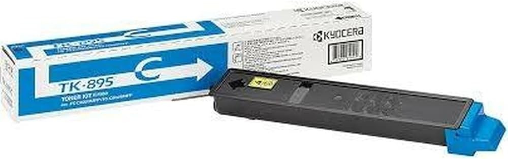 KYOCERA TK-895C Toner ORIGINALE ciano per FS-C8X20/8X25MFP da 6.000 pagine (ISO/IEC 19798)