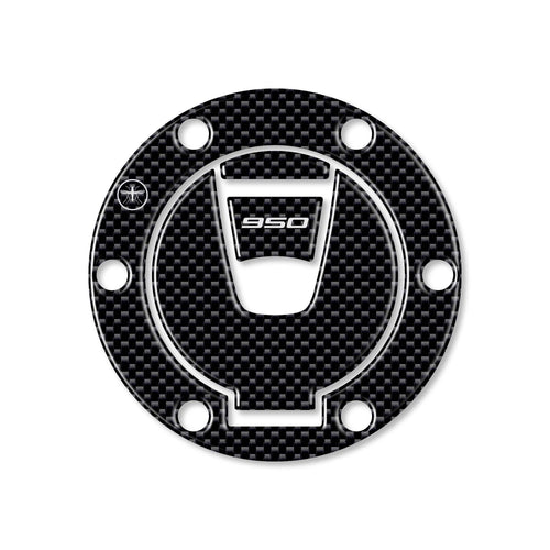 ADESIVO 3D CARBONIO Tappo Serbatoio KEYLESS per MOTO DUCATI MULTISTRADA 950