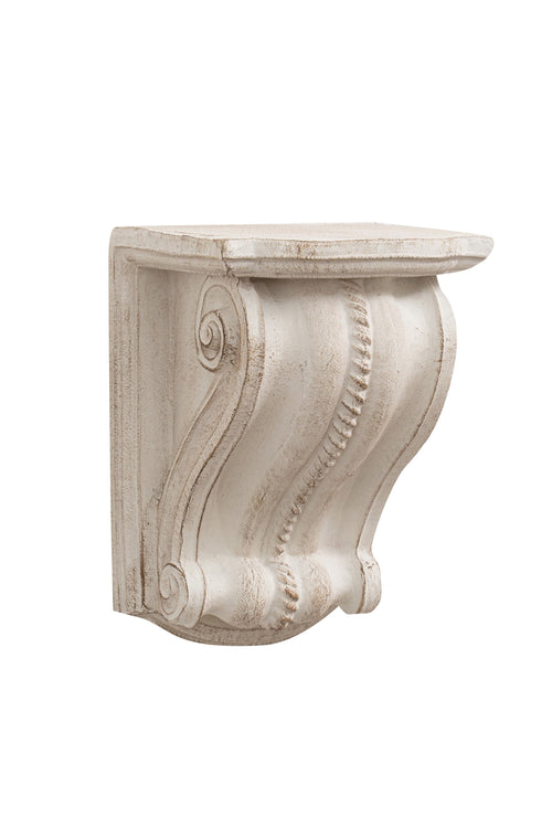 Biscottini Mensola Biscottini legno bianco anticato Shabby Chic 12x17x13 Made in Italy