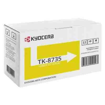 KYOCERA TK-8735Y Toner ORIGINALE Giallo per TASKalfa 7052/8052ci_7353ci_8353ci da 40.000 pag.