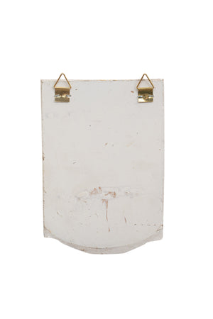 Biscottini Mensola a muro in legno finitura bianco anticato Made in Italy dimensioni