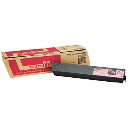 KYOCERA TK-875M Toner ORIGINALE magenta per TASKalfa 550c-650c-750c da 26.500 pag. A4