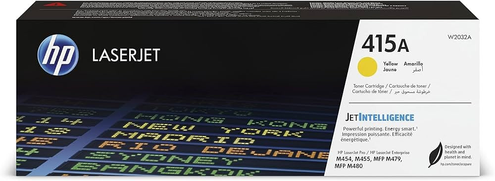 HP Toner 415A, ORIGINALE Giallo per M454/M479, 2.100 PAGINE