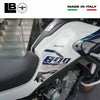 Protezioni Laterali serbatoio moto Adesivi Gel 3D compatibili con CFMOTO 800MT