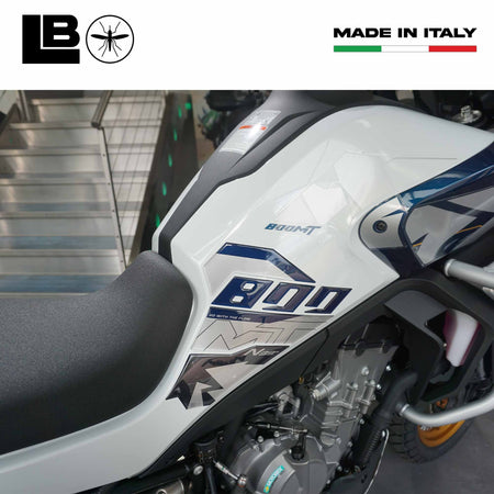 Protezioni Laterali serbatoio moto Adesivi Gel 3D compatibili con CFMOTO 800MT