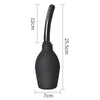 LOVETOY anale douche deluxe nero doccia anale in gomma nera