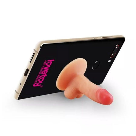 Pisello antistress supporto a ventosa per smartphone gadget per adulti addio al celibato 18+