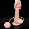 Dildo realistico gigante estremo rosa carne da 25 cm con squirting eiaculazione schizzante e ventosa