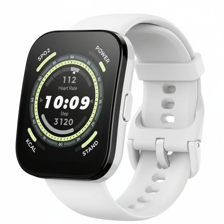 Amazfit bip 5 4,85 cm (1.91) tft digitale 320 x 380 pixel touch screen bianco gps (satellitare) - 6972596106821
