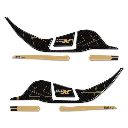 Protezioni Paramani Adesivi 3D moto compatibili con Voge Valico 525DSX 2024