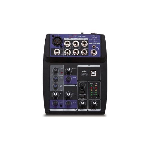 Mixer disc jockey wharfedale 4401160 connect 502 usb nero