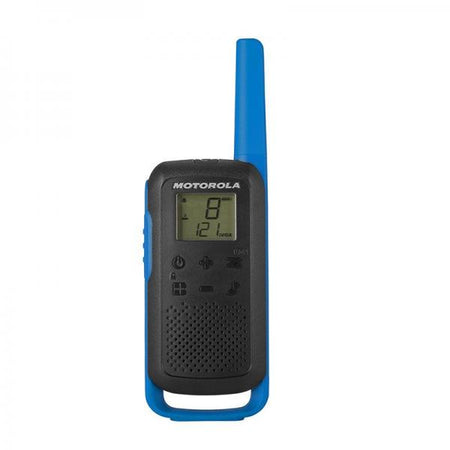 MOTOROLA Walkie Talkie Radios T62 PMR446 - Senza licenza - Abbinamento facile - Blu