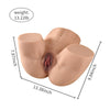 Masturbatore maschile realistico con vagina morbida e ano 6 kg